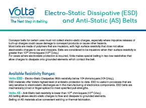 Electro-Static Dissipative (ESD) Belt