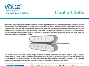 Haul-Off Flyer Belts